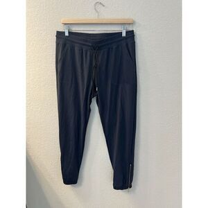 Zyia Active Workout Blue Elastic Drawstring Women's Jogger Pants‎ Medium Nylon
